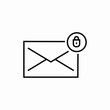 © Nijat - mail letter lock icon sign vector
