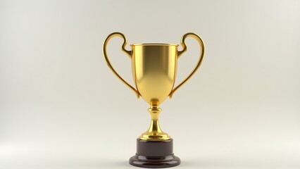 Sticker - A victory trophy with a sleek design symbolizing_