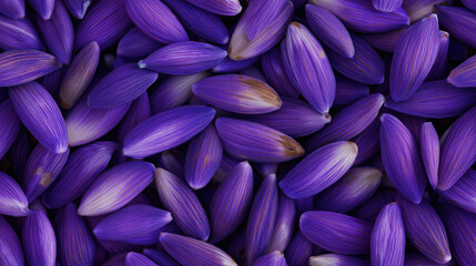 Wall Mural - a photographic pattern of an extreme close-up, top-down view of lavender buds, almond slices, filling the entire frame with a focus on the intricate details