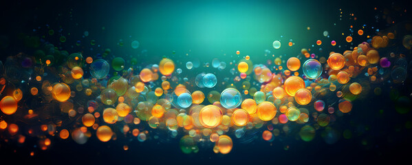 abstract colorful air bubbles background