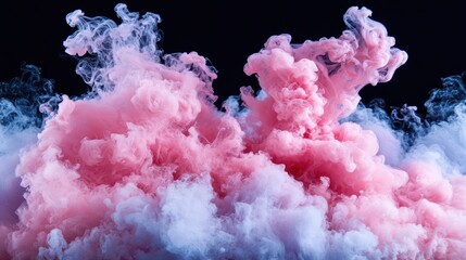 Wall Mural - Colorful smoke explosion