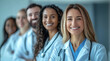 © Krisana - Confident medical professionals stand together, blending strength and kindness.