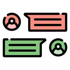 Poster - chat bubble icon