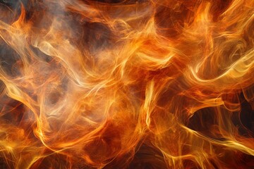 Wall Mural - Abstract Blaze Fire Flame Texture Background, ai