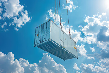 Wall Mural - Container lifting on the dock