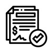 © HacaStudio - agreement line icon