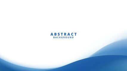 Abstract Blue Wave Background