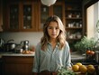 © shrinay - Portrait of a young girl in the kitchen