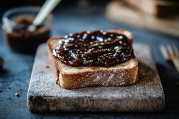 Canvas Print - Vegemite on Toast, A savory spread made from yeast extract