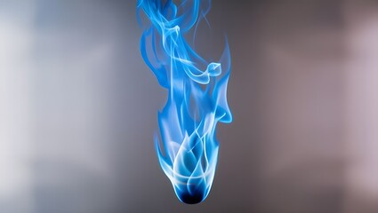 blue smoke on black background