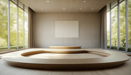 Canvas Print - Minimalist Room Mockup.