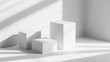 © SunPunjiStudio - White Cubes Minimalist.