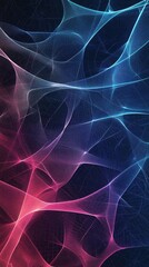Fototapete - Abstract background with colorful light waves, creating a dynamic and modern atmosphere for design or technology projects.