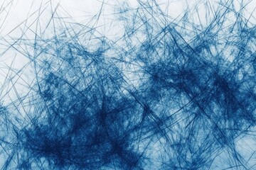 Fototapete - Abstract blue pattern with dynamic lines and textures, creating a sense of movement and depth suitable for backgrounds or designs.