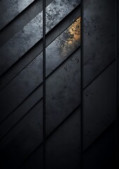 Wall Mural - Abstract metallic background with diagonal patterns and texture.