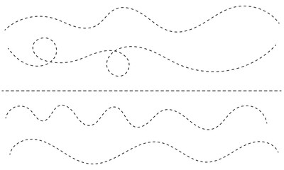 path travel dotted line trip dashed trace destination track plan and silhouette, travelling symbol .