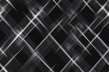 Wall Mural - Abstract pattern of intersecting lines and light on a dark background.