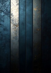 Wall Mural - Abstract textured background with dark tones and golden accents.