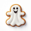 © Yanwei - Halloween Ghost Cookie on a White Background