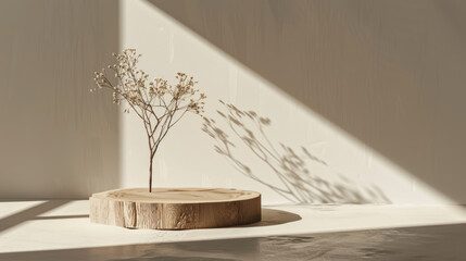 Wall Mural - Wooden Platform Minimalism.