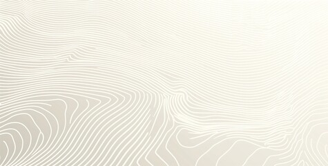 Wall Mural - Abstract background with white wavy lines on a light gray background.