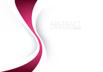 Poster - graphic vector curve line overlap background for text and message design
