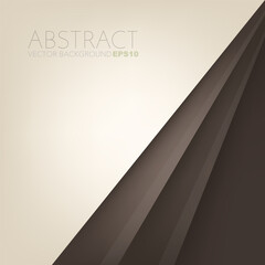 Poster - graphic geometric triangle overlap vector layer background for text and message design
