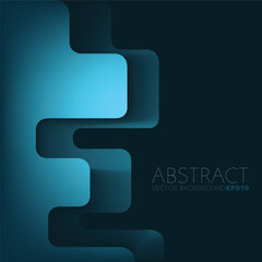 Poster - graphic geometric triangle overlap vector layer background for text and message design
