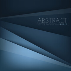 Poster - graphic geometric triangle overlap vector layer background for text and message design
