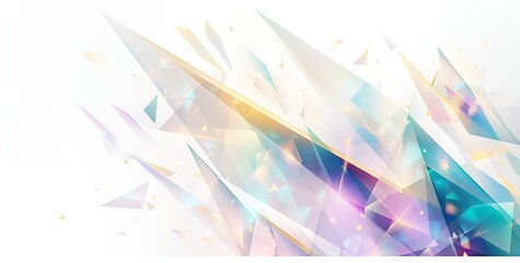 Wall Mural - Abstract geometric background with vibrant colors and a modern, futuristic style.