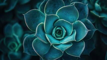 Wall Mural - Closeup of a Succulent