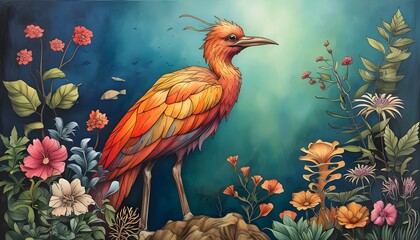 Wall Mural - Whimsical Animal Coloring Adventure for Creative Minds