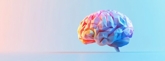 Poster - Abstract Brain Illustration