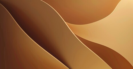 Poster - a background with a gradient of dark yellow and light brown, with a simple paper-like, clean and min