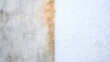 © Paul - Half-dirty, half-clean wall with water spray from a pressure washer, texture of grime versus clean surface, realism, natural light, crisp detail