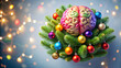 © suwatthana - Colorful brain diagram in festive decoration style for a neuroscience classroom during the holidays , Neuroscience