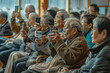 © fanjianhua - Elderly people watching movies