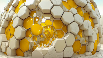 Honeycomb Abstract Sphere