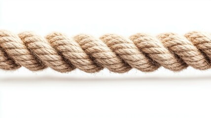 A rope is shown in a white background