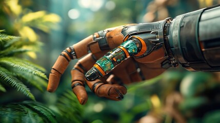 Poster - Robot Hand in Nature.