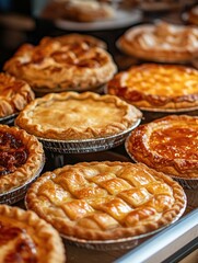 Sticker - Pies on Table