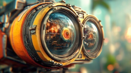 Poster - Futuristic Lens.