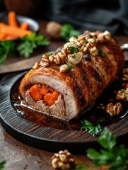 Sticker - Meat with Carrots and Walnuts