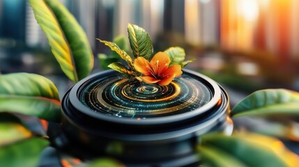 Poster - Flower on Tech.