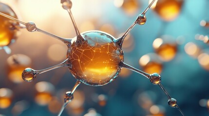 Aufkleber - Molecular Structure.