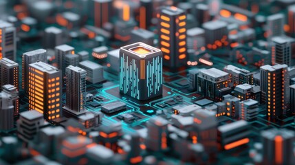 Poster - City on a Chip.