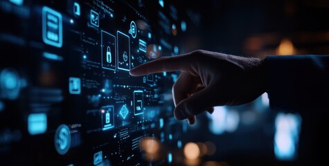 Poster - Digital Security Interface