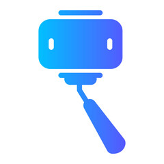 Canvas Print - selfie stick Gradient icon