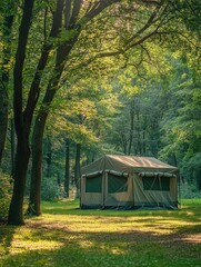 Wall Mural - Forest Campsite