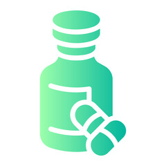 Sticker - drug Gradient icon